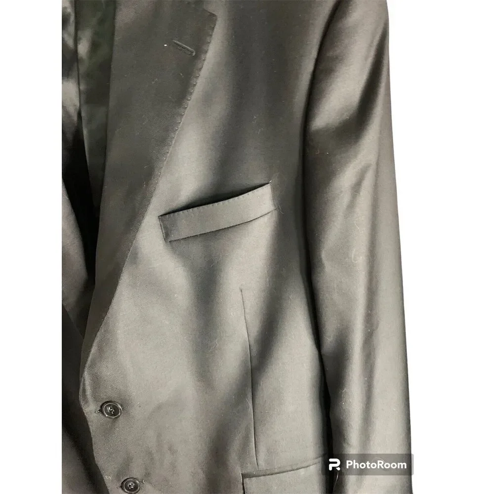 Peter Millar Mens Blazer Sport‎ Coat 2 Button Jacket Wool Size 46R Casual
